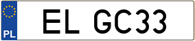 Truck License Plate